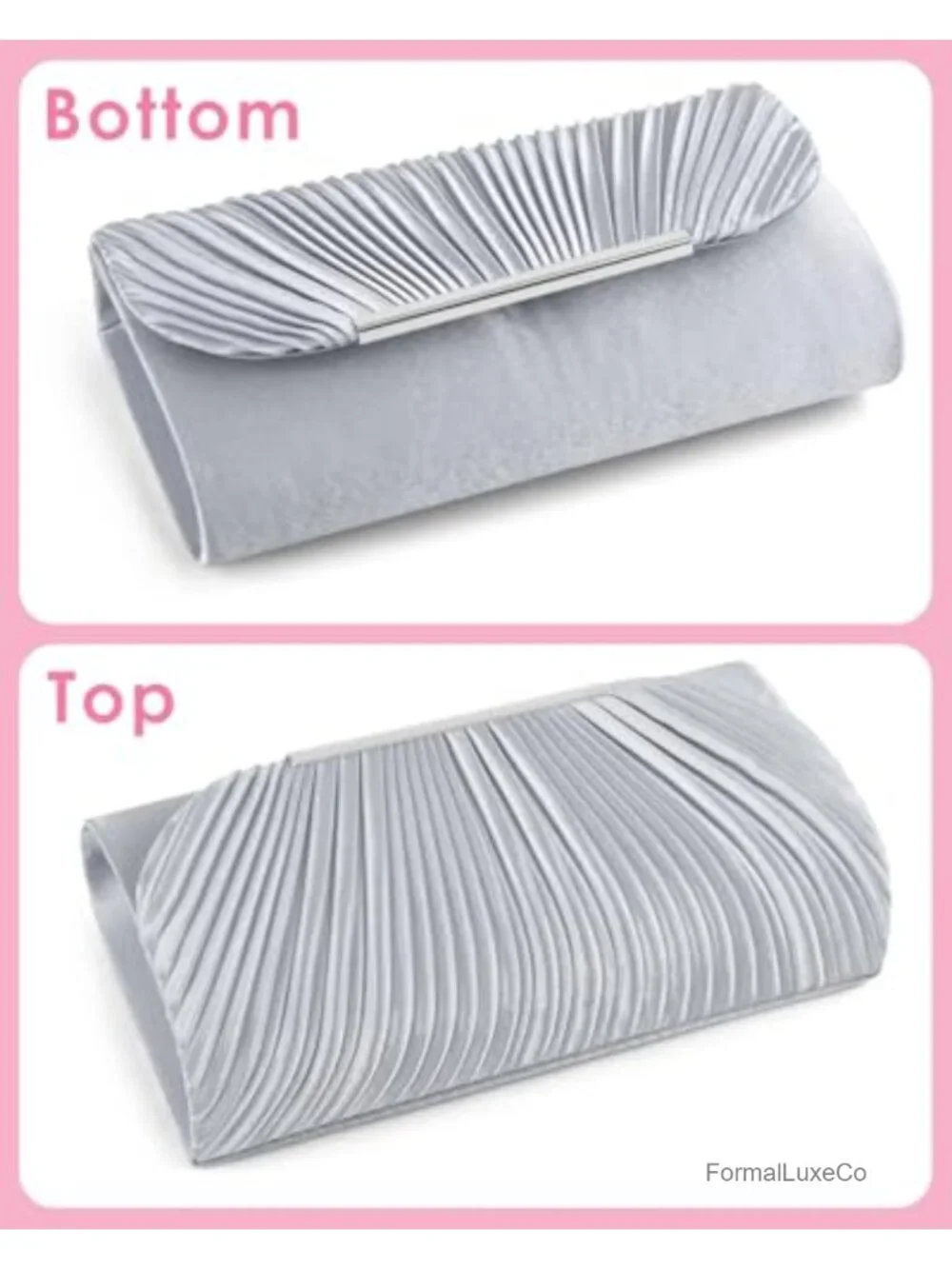 Formal Evening Clutch Purse for Women Weddings Cocktail Prom Envelope Crossbody